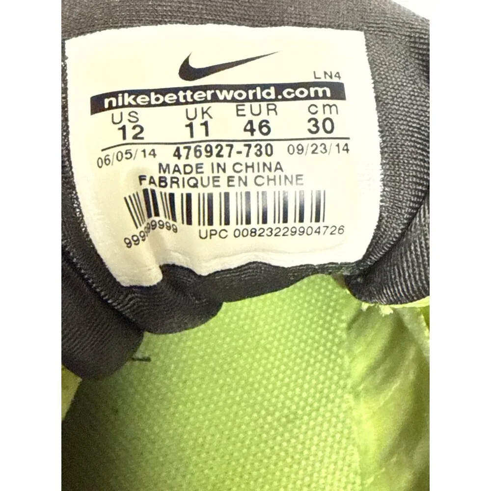 Nike Romaleos 2 Men's Weight Lifting Shoes Volt Yellow Gym 476927-730 Size 12 - Picture 12 of 12